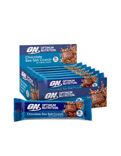 On Chocolate Sea Salt Bar 12X55G Optimum Nutrition sabor único
