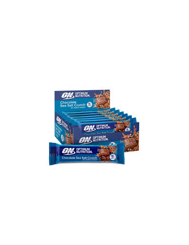 On Chocolate Sea Salt Bar 12X55G de Optimum Nutrition