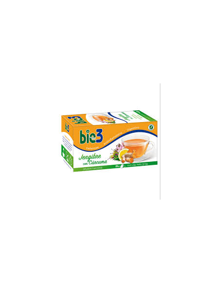 Bie 3 Jengibre Con Curcuma Infusion 25 Sbrs. de Bie 3