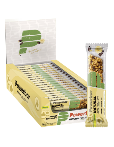 Proteinplus Vegan Banana Chocolate 12Barritas de Power Bar