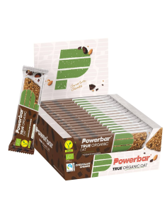 True Organic Oat Chocolate Chunks 16Barritas de Power Bar