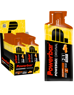 Powergel Salty Peanut 24 Unid 41g  Energía y Sabor Power Bar
