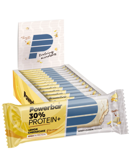Proteinplus 30% Lemon-Cheesecake Cajita 15Barritas de Power Bar