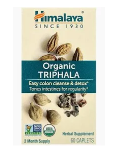 Triphala Organic Himalaya 60 cápsulas  Salud natural diaria