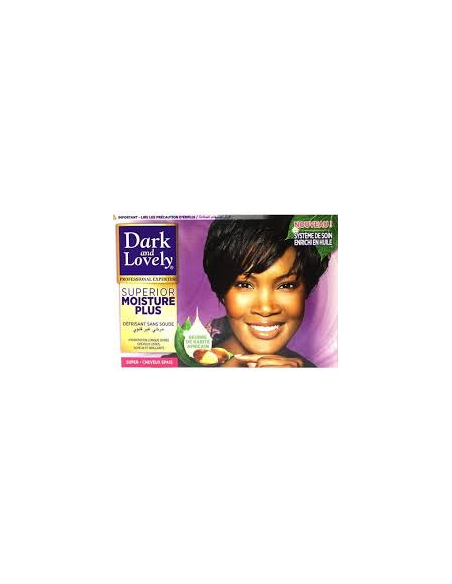 Moisture Plus Relaxer Kit Dark & Lovely  Suavidad y Cuidado