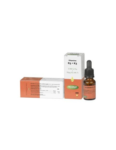 Vitamina D3+K2  Gotas 15 Ml. de Mednat