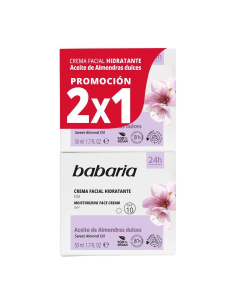 Set Crema Facial Hidratante Almendras Babaria 2 Piezas