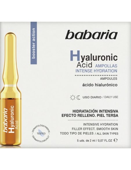 Ampollas Acido Hialuronico 5 Unidades de Babaria
