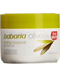 Crema Corporal Nutritiva Babaria 250 ml con Aceite de Oliva
