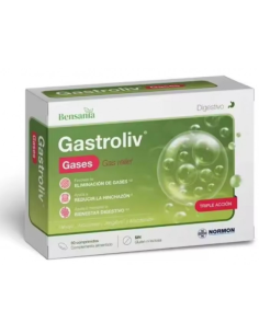 Bensania Gastroliv Gases 60 Comp  Alivio Rápido y Efectivo