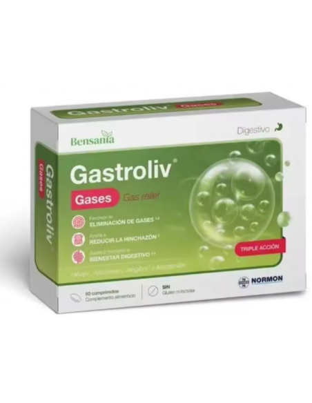 Bensania Gastroliv Gases 60 Comp de Bensania