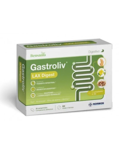 Bensania Gastroliv Lax Digest 30 Comp  Alivio Digestivo Efectivo