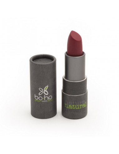 Barra De Labios Mate 110 Burgundy Kiss 3,5 Gr Bio de Boho Green Make Up