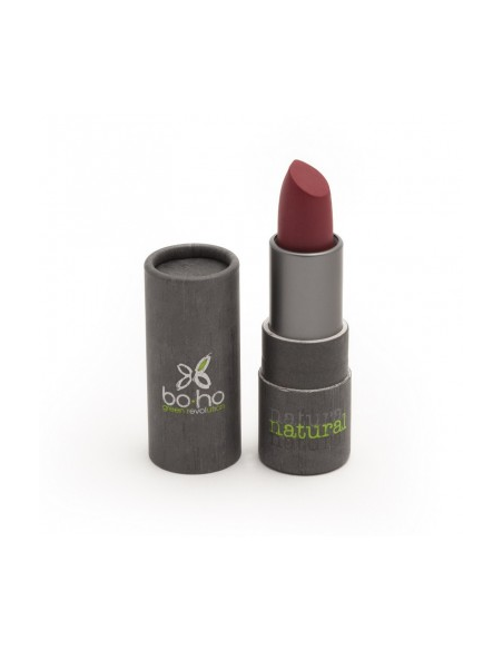 Barra De Labios Mate 110 Burgundy Kiss 3,5 Gr Bio de Boho Green Make Up
