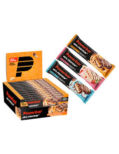 Proteinplus Crisp 40% Limón Aqua+Magnesio 12 Amp Power Bar