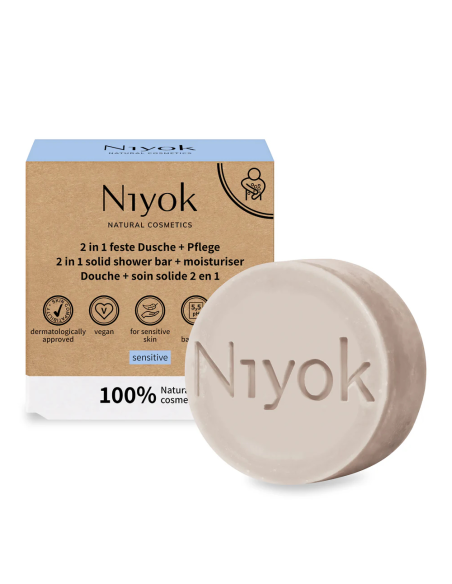 Limpiador Corporal Con Locion Sensitive 80 Gr de Niyok