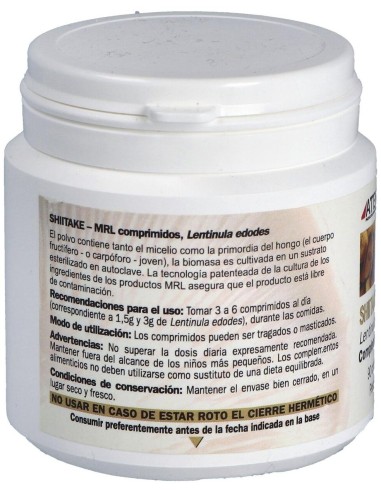 Shiitake-Mrl 90 Comprimidos de Atena
