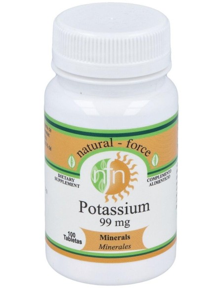Potasio 99Mg. 100Comp. de Nutri-Force