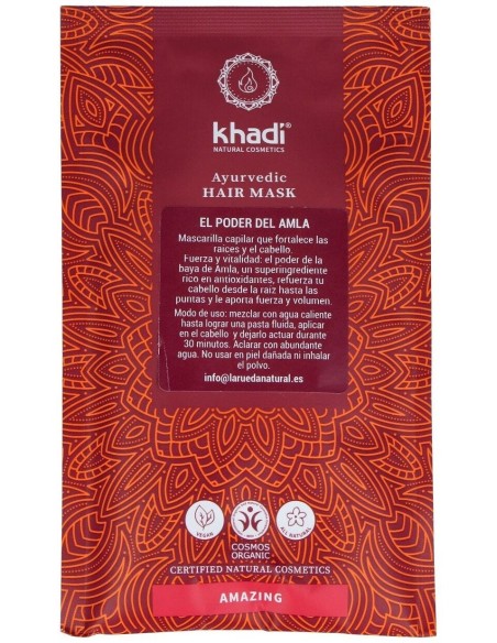 Mascarilla Capilar Amla Khadi 50g  Nutrición y Brillo Natural