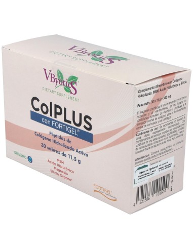 ColPLUS Sobres con Fortigel® 345 g 30 Sobres de 11,5 g Vbyotics