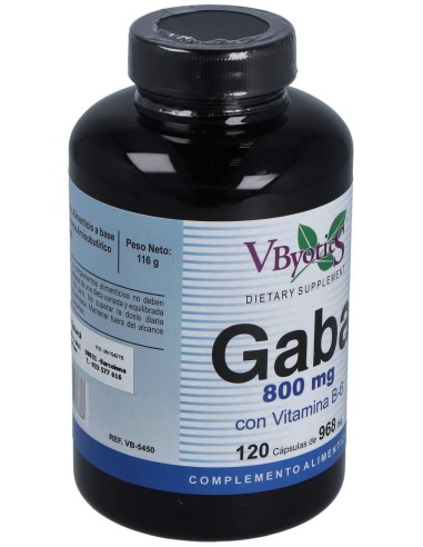 Gaba 800Mg. 120Cap. de Vbyotics