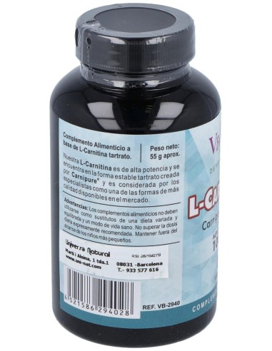 L-Carnitina Carnipure 1000Mg. 50Cap. da Vbyotics