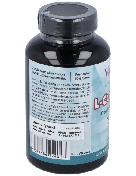 L-Carnitina Carnipure 1000Mg. 50Cap. da Vbyotics