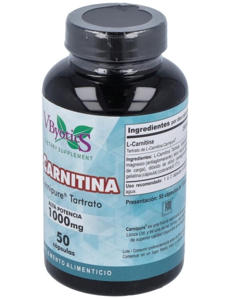L-Carnitina Carnipure 1000Mg. 50Cap. da Vbyotics