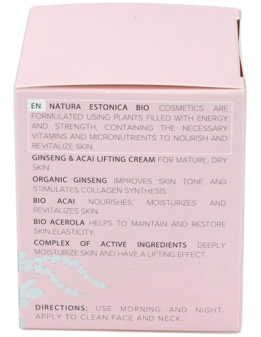 Crema Facial Ginseng-Acai 50ml | Natura Estonica Bio
