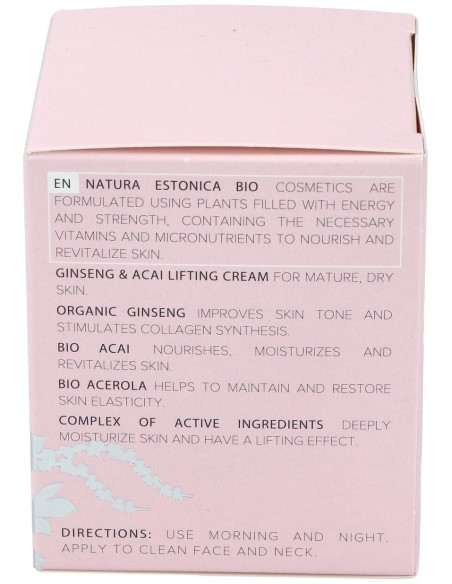 Crema Facial Ginseng-Acai 50ml | Natura Estonica Bio