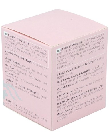 Crema Facial Ginseng-Acai 50ml | Natura Estonica Bio