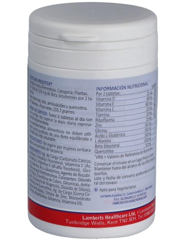Prostex Con Beta Sitosterol 90 Comprimidos de Lamberts