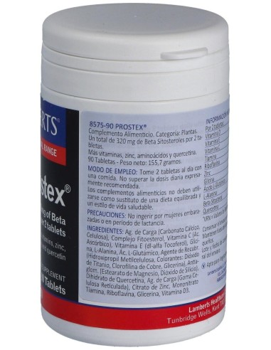 Prostex Con Beta Sitosterol 90 Comprimidos de Lamberts