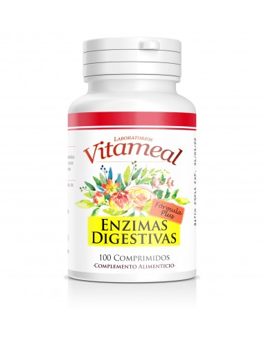 Enzimas Digestivas 100 Tabletas Vitameal De Vitameal