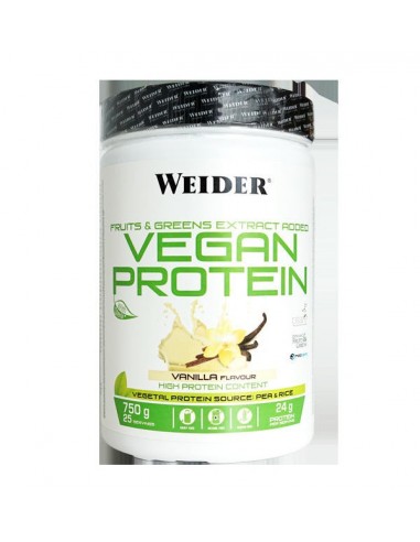 Vegan Protein Vainilla Sin Soja  750 G De Weider