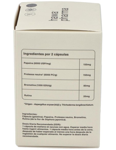 Hawa Enzym 60Cap. | Suplemento Digestivo Natural Hawa Pharma