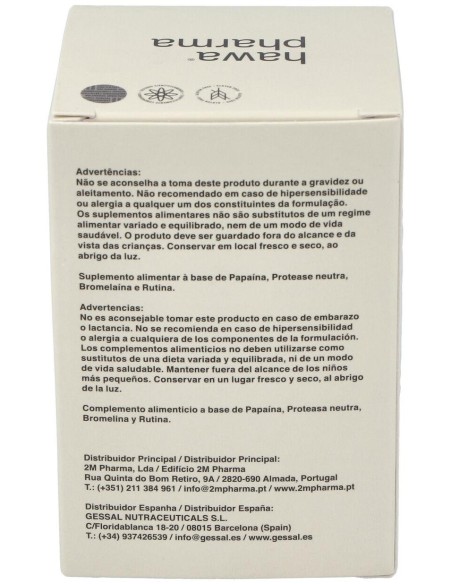 Hawa Enzym 60Cap. | Suplemento Digestivo Natural Hawa Pharma