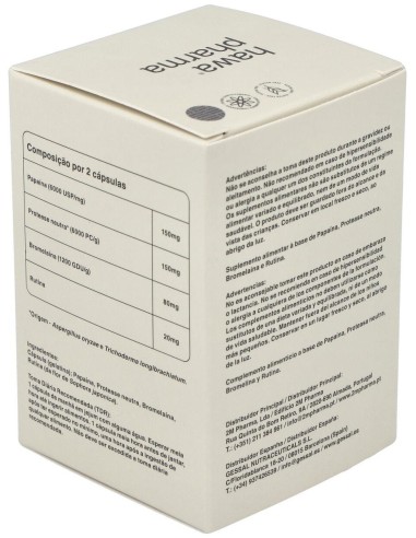 Hawa Enzym 60Cap. | Suplemento Digestivo Natural Hawa Pharma