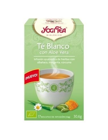 Yogi Tea Te Blanco Con Aloe Vera 17 Filtros De Yogi Tea