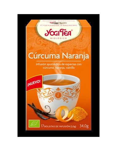 Yogi Tea Curcuma Naranja 17 X 2 Gr De Yogi Tea