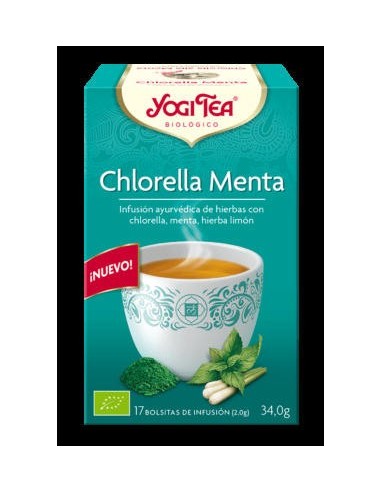 Yogi Tea Minty Chlorella 17 Bolsitas De Yogi Tea