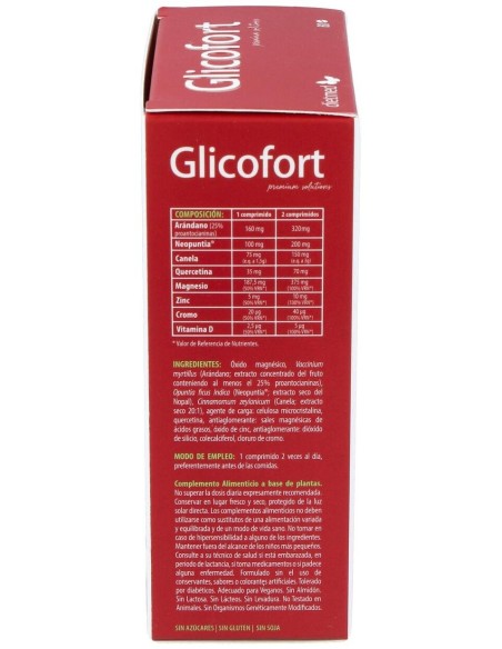 Glicofort  60 Comprimidos De Dietmed