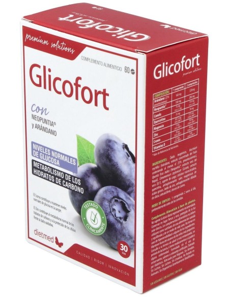 Glicofort  60 Comprimidos De Dietmed
