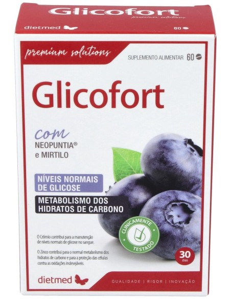 Glicofort  60 Comprimidos De Dietmed