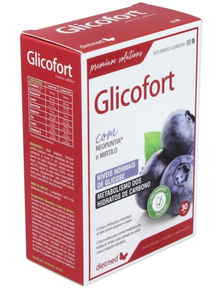 Glicofort  60 Comprimidos De Dietmed