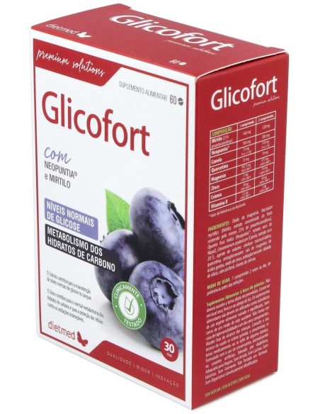 Glicofort  60 Comprimidos De Dietmed