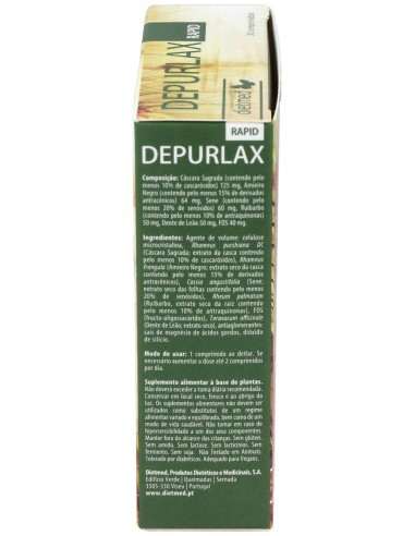 Depurlax 30 Comprimidos De Dietmed