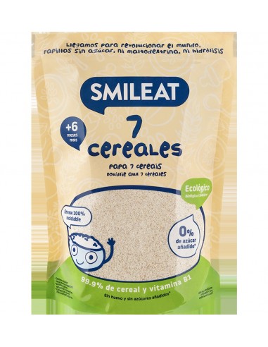 Papilla De 7 Cereales 200 G Eco De Smileat
