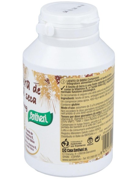 Levadura De Cerveza 350 Comprimidos de Santiveri