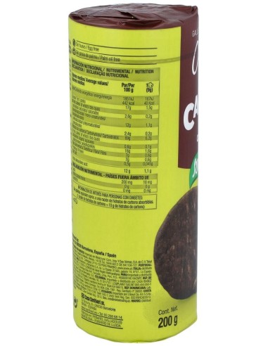 Galletas Digestive Cacao 0% Azucares 200 Gramos Santiveri